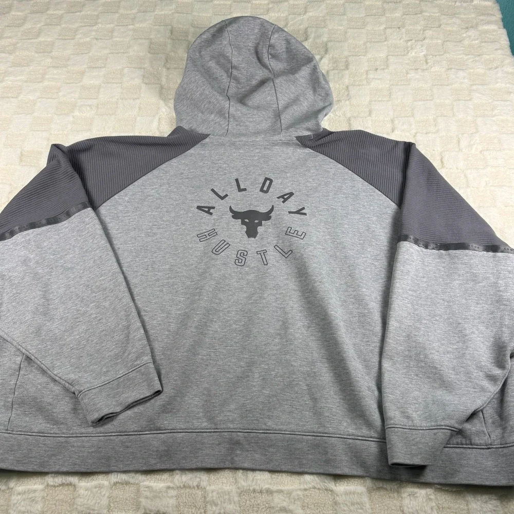 Under Armour Project Rock‎ Oversized All Day Hustle Hoodie Women's Large Gray